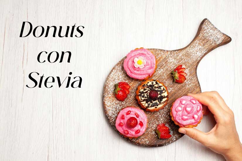 recetas de donuts saludables con stevia